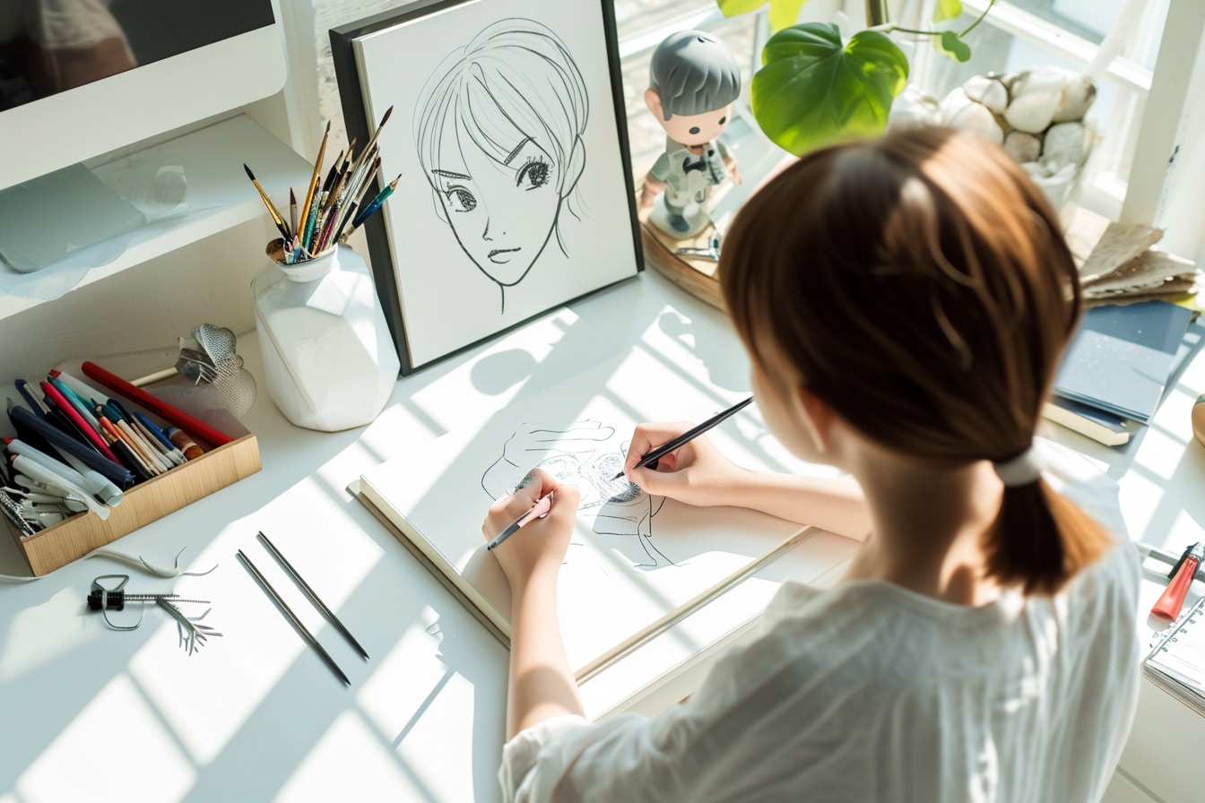 Comment dessiner un visage manga