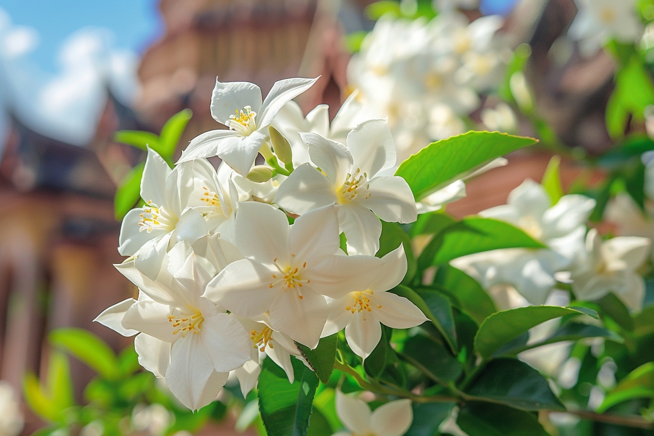 Découvrez la beauté envoûtante du jasmin, une fleur parfumée aux mille délices